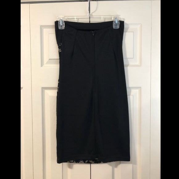 mandee Dresses Striped Lace Bodycon Dress Poshmark